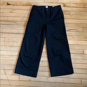 Gap High Rise Wide Leg Pants - Black